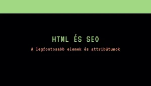 HTML és SEO